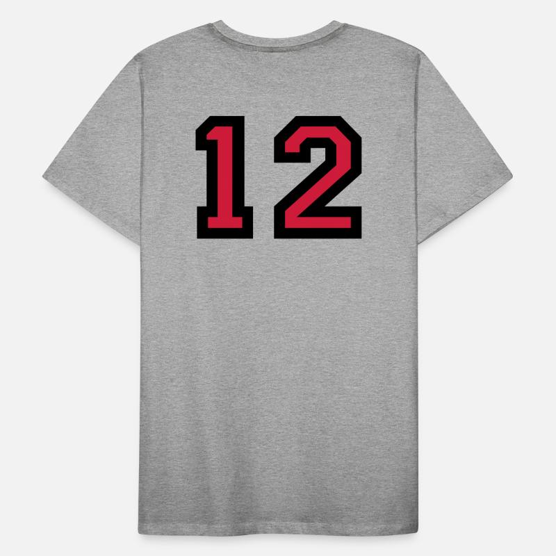 Le numéro 12 - Le numéro de douze T-shirt bio Premium Homme