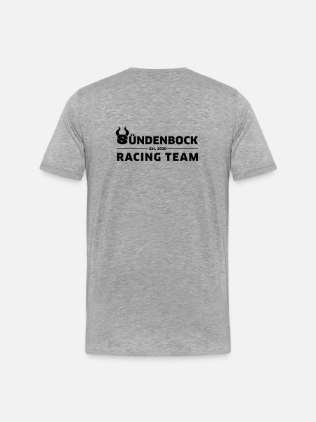 Racing Team Design GREEN - Männer Premium Bio T-Shirt - Grau meliert