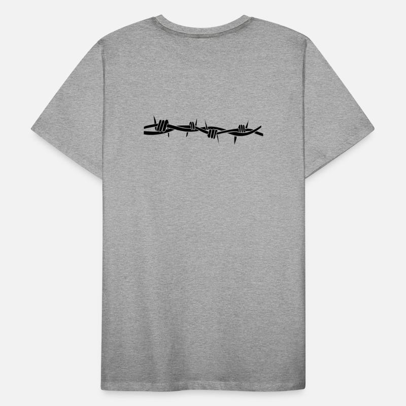 stacheldraht Männer Premium Bio T-Shirt