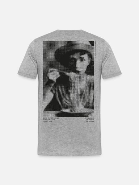 Vintage Girl № 7 by Clarissa Schwarz 2023 - Männer Premium Bio T-Shirt - Grau meliert