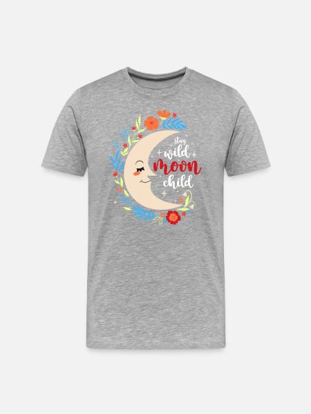 Runen Himmel Form Bedeutung - Männer Premium Bio T-Shirt - Grau meliert