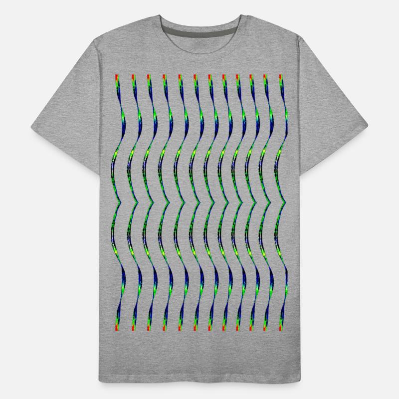 zigzag T-shirt bio Premium Homme