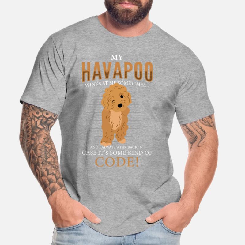 havapoo, havapoo puant métis, havapoo humor, T-shirt bio Premium Homme