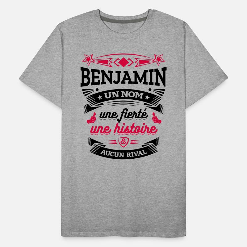 45 Benjamin BL T-shirt bio Premium Homme