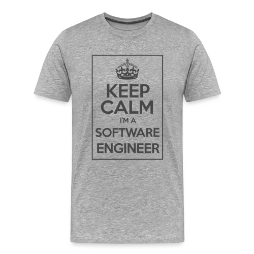 I'm a software Engineer - Men's Premium Organic T-Shirt