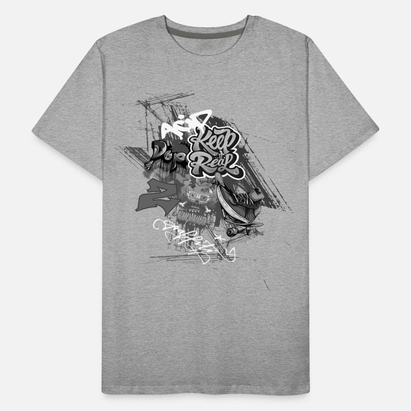 Graffiti Design Männer Premium Bio T-Shirt