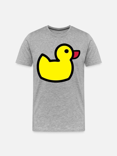 Ducky - T-shirt bio Premium Homme - gris chiné