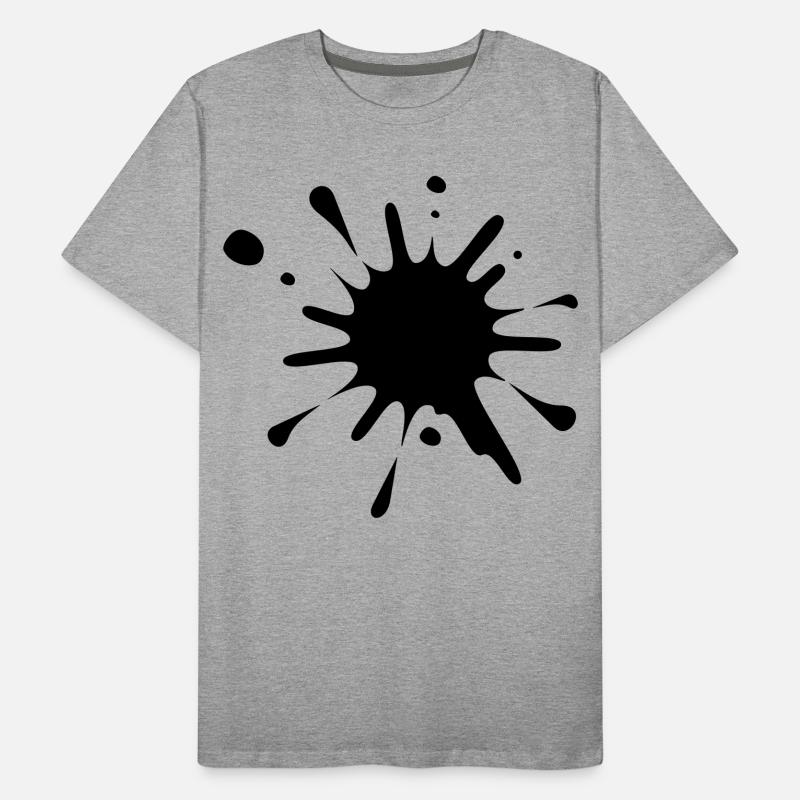 Paint Splash Image* Men's Premium Organic T-Shirt
