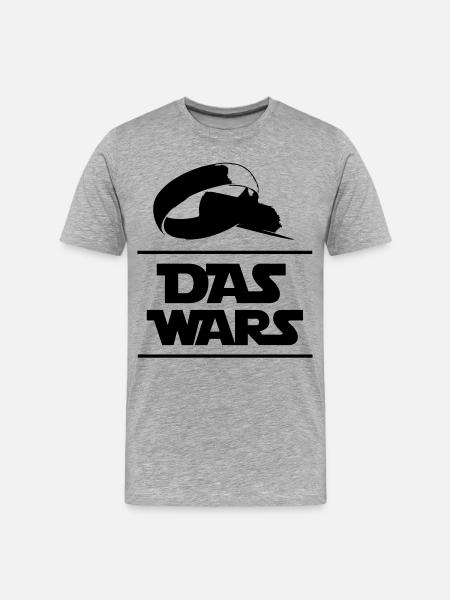 Das Wars - Heirat - Männer Premium Bio T-Shirt - Grau meliert