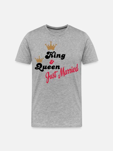 wedding - Men's Premium Organic T-Shirt - heather grey