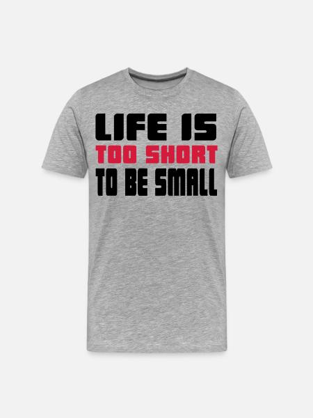 fitness - Men's Premium Organic T-Shirt - heather grey