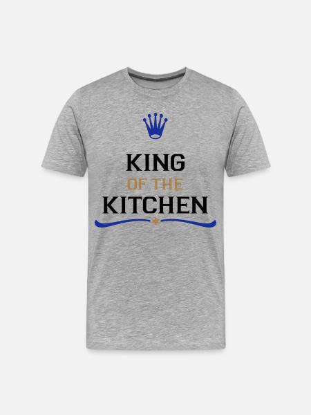 cook on - Men's Premium Organic T-Shirt - heather grey