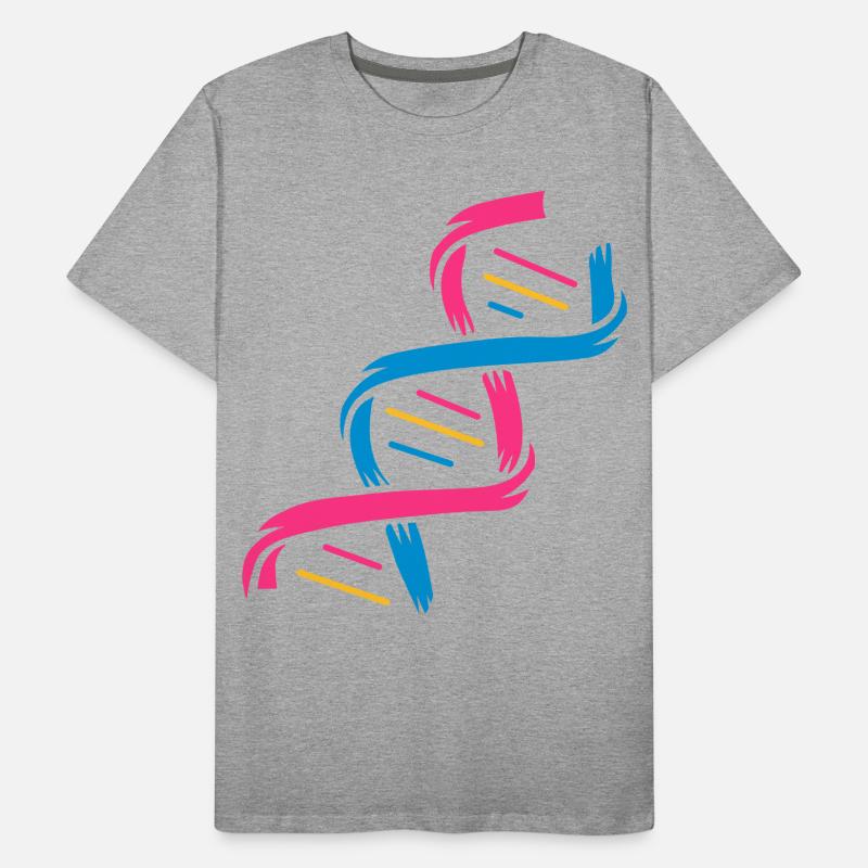 La structure d'une molécule d'ADN T-shirt bio Premium Homme