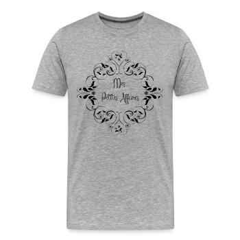 meine kleinen Sachen - Männer Premium Bio T-Shirt - Grau meliert - Vorne - Damien (186cm)