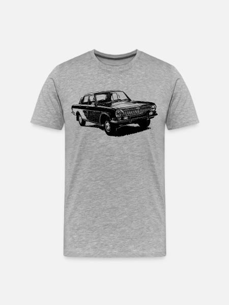 Volga GAZ 24 - Men's Premium Organic T-Shirt - heather grey