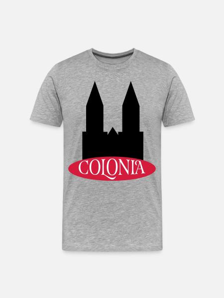 Cologne - T-shirt bio Premium Homme - gris chiné
