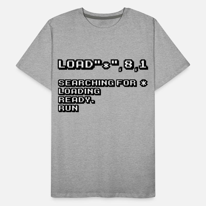 Retro Computing und 8-Bit Nostalgie Männer Premium Bio T-Shirt