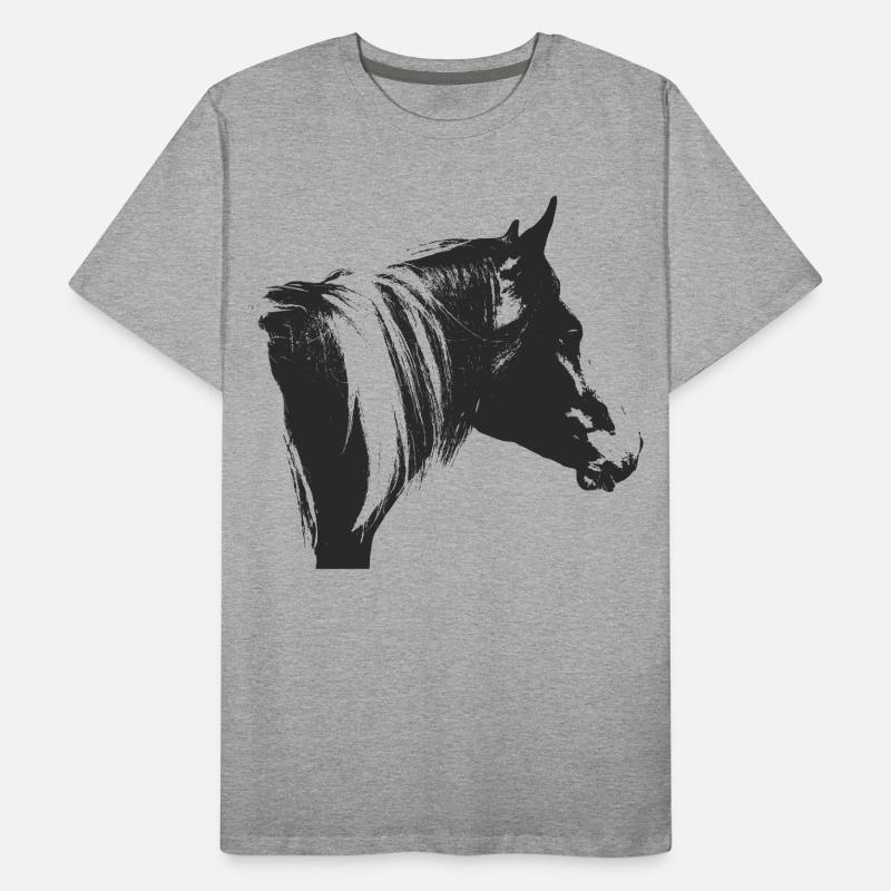 Lewitzer Schecke, Pferd Schecke, Pinto T-shirt bio Premium Homme