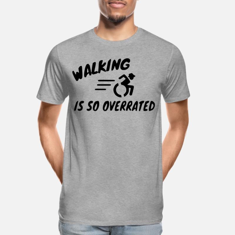 Gehen wird überbewertet, Gehen wird so überbewertet* Männer Premium Bio T-Shirt