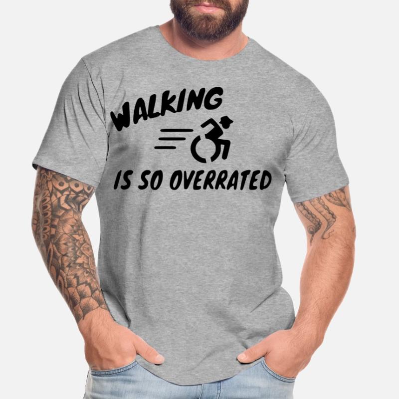 Gehen wird überbewertet, Gehen wird so überbewertet* Männer Premium Bio T-Shirt