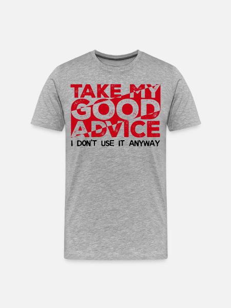 Cool blague Drôle de phrases - T-shirt bio Premium Homme - gris chiné