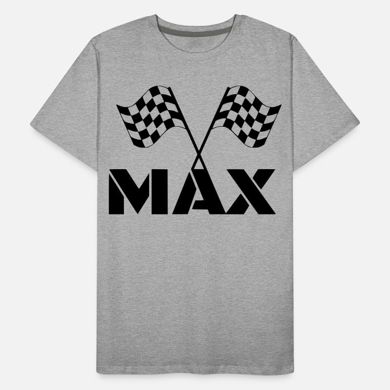 Pour les fans de Max. Course DGP. Drapeau de fin * T-shirt bio Premium Homme