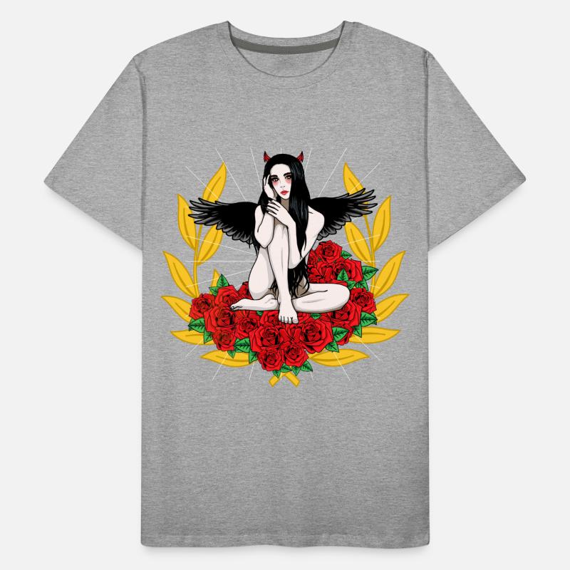 Femme du diable Diable Satan’s Roast Devil T-shirt bio Premium Homme