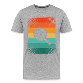 Paddle - Men's Premium Organic T-Shirt - heather grey - Front - Damien (186cm)