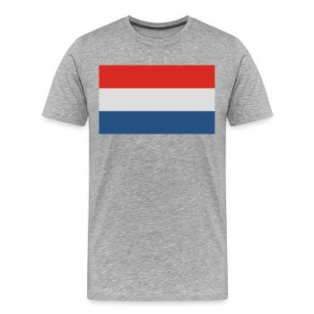 Holland - Men's Premium Organic T-Shirt - heather grey - Front - Damien (186cm)