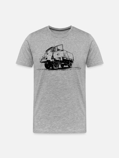 Robur LO 2002 A - Men's Premium Organic T-Shirt - heather grey