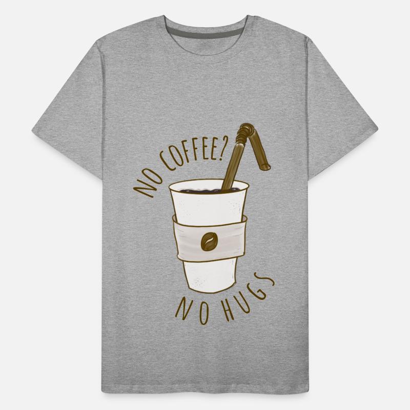 Pas de café? T-shirt bio Premium Homme