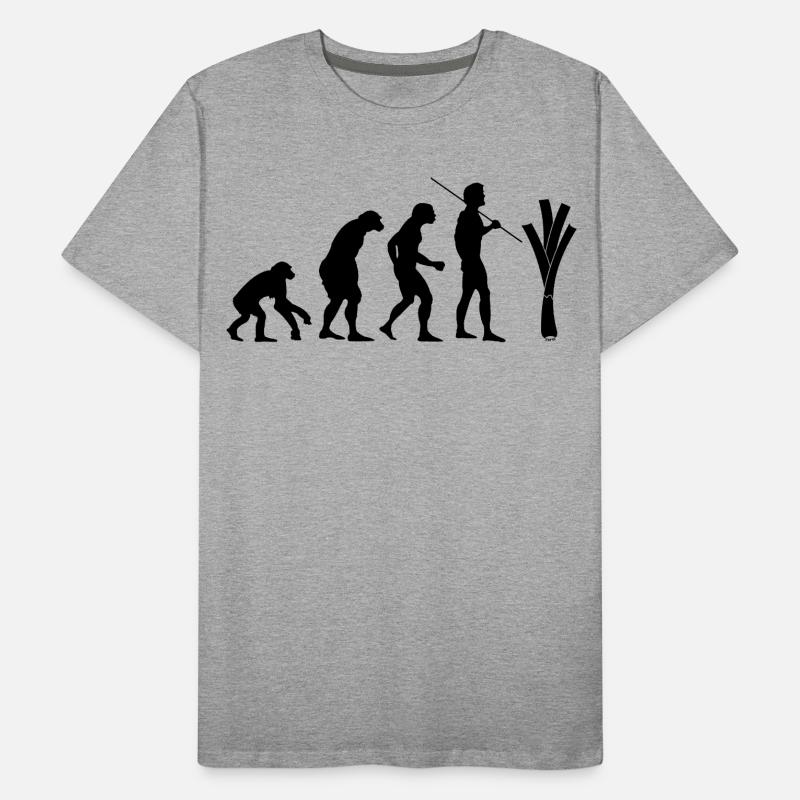 évolution du poireau T-shirt bio Premium Homme