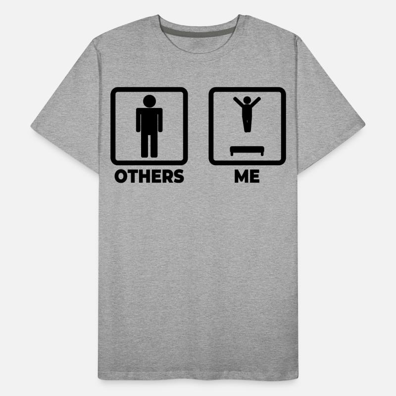 Trampoline Jumping Schedule Men's Premium Organic T-Shirt