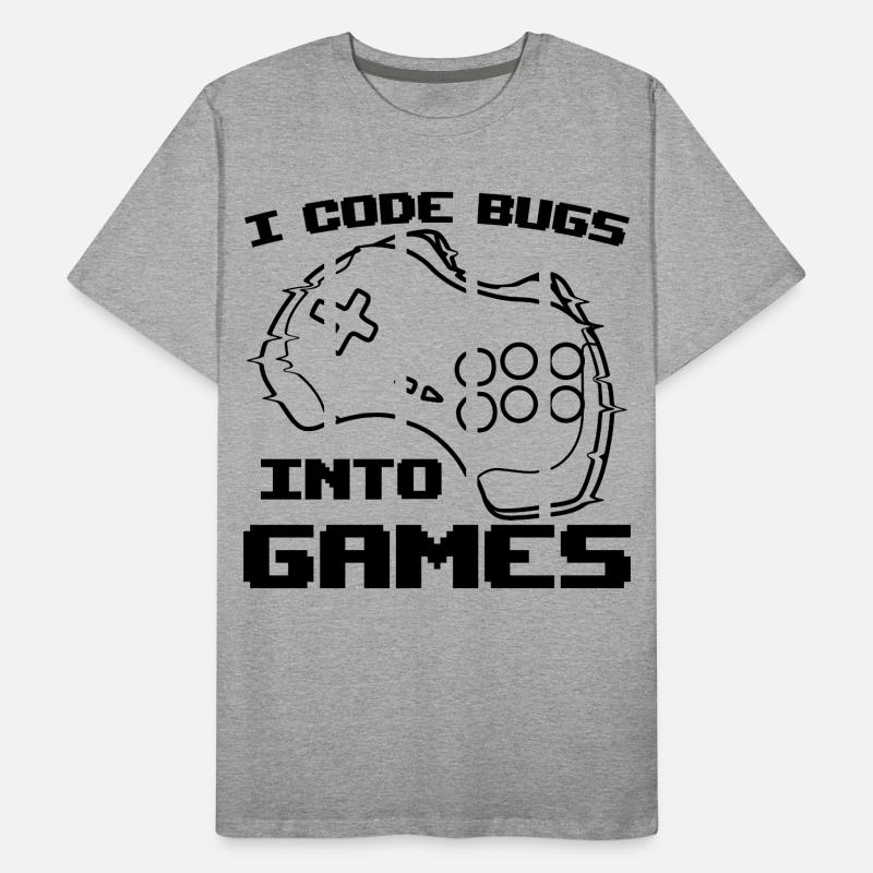 Programmeur de jeux vidéo T-shirt bio Premium Homme
