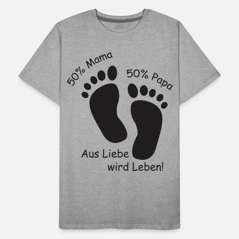 Aus Liebe wird Leben Männer Premium Bio T-Shirt