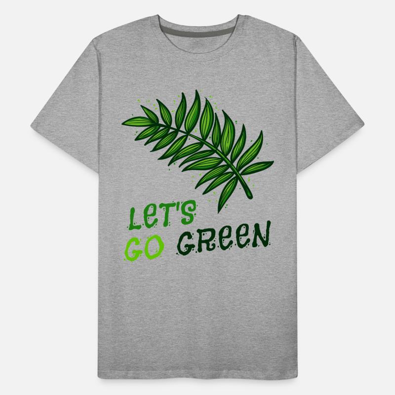 Environment Environmentalist Statement Eco-friendly Men's Premium Organic T-Shirt