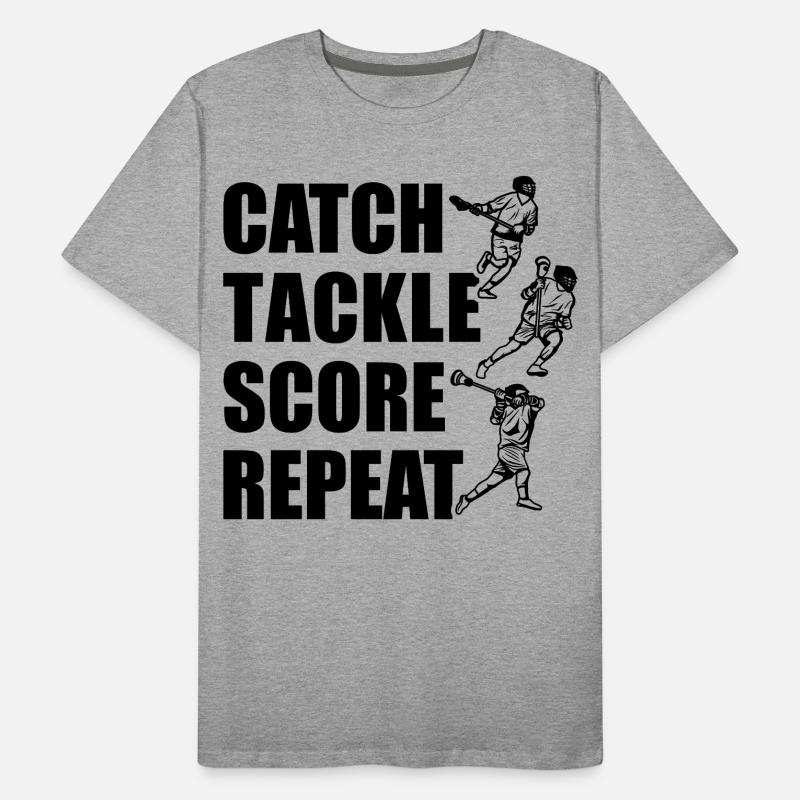 Attraper, plaquer, pointer, répéter T-shirt bio Premium Homme