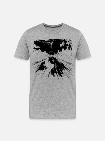 Bowling - Men's Premium Organic T-Shirt - heather grey