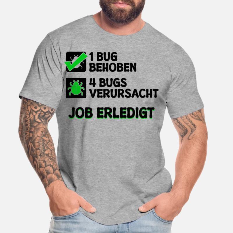 Open Source Bugfixing Bugs Developer Programmier Männer Premium Bio T-Shirt