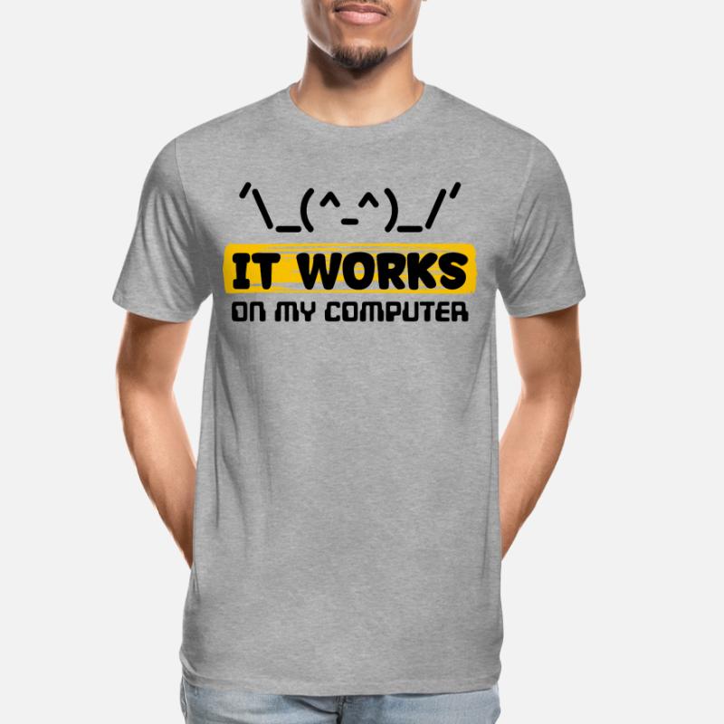 Coden Scripting Computer Geek Developer Statement Men's Premium Organic T-Shirt