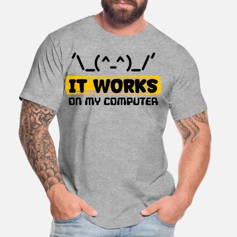 Déclaration du développeur Coden Scripting Computer Geek T-shirt bio Premium Homme