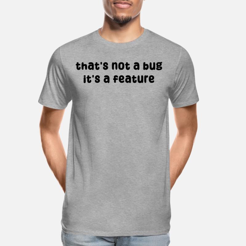 Developer Geek Bugs Code Informatik Statement Männer Premium Bio T-Shirt