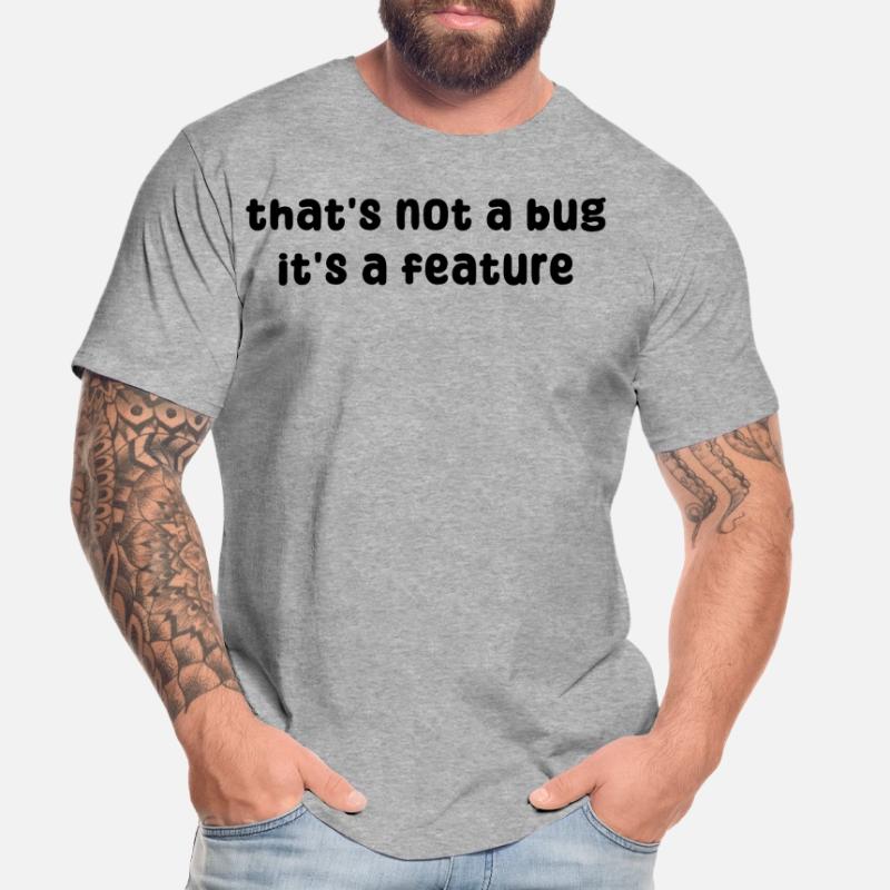 Developer Geek Bugs Code Informatik Statement Männer Premium Bio T-Shirt