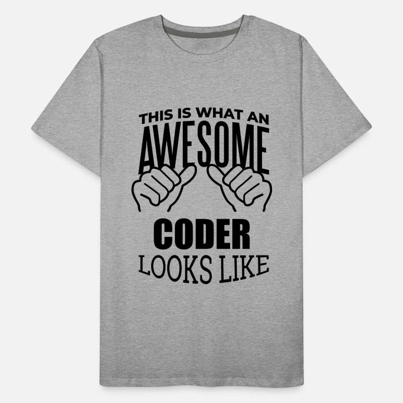 Coder Men's Premium Organic T-Shirt