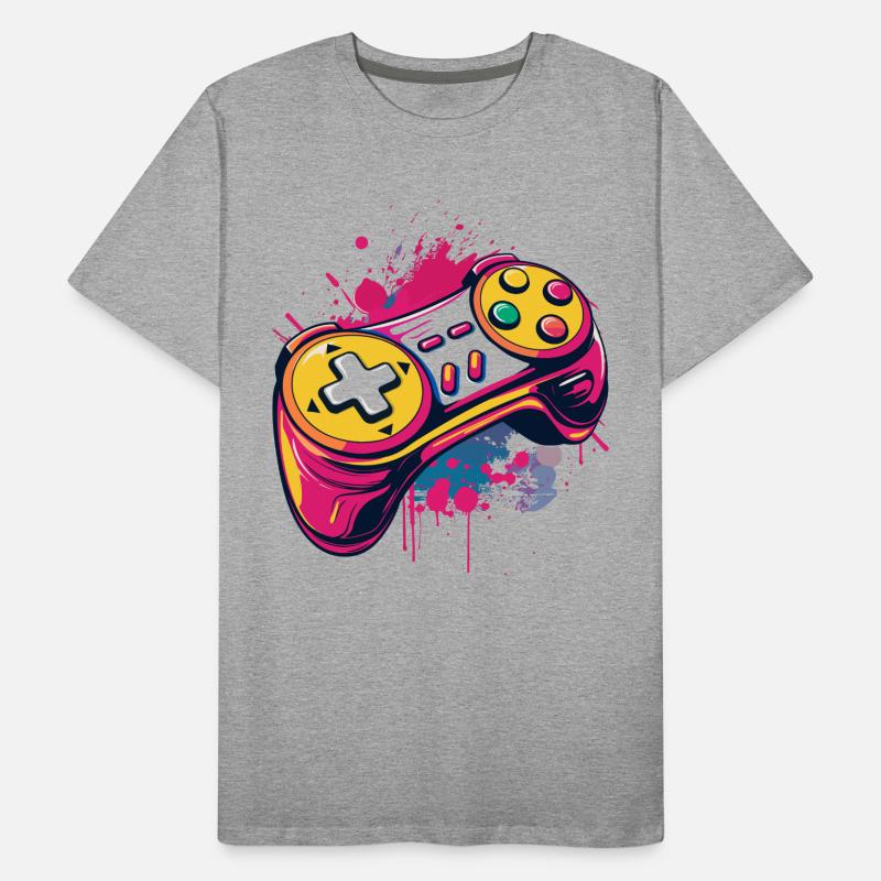 Gaming Controller Männer Premium Bio T-Shirt