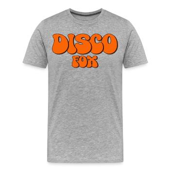Disco Fox Tanz Tänzer Discothek Discofox tanzen - Männer Premium Bio T-Shirt - Grau meliert - Vorne - Damien (186cm)