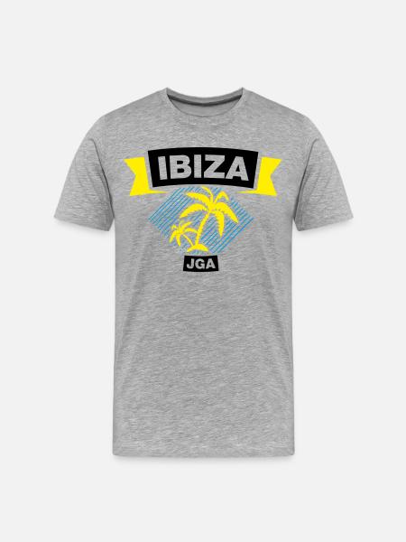 IBIZA Bachelor Party Crew - Men's Premium Organic T-Shirt - heather grey