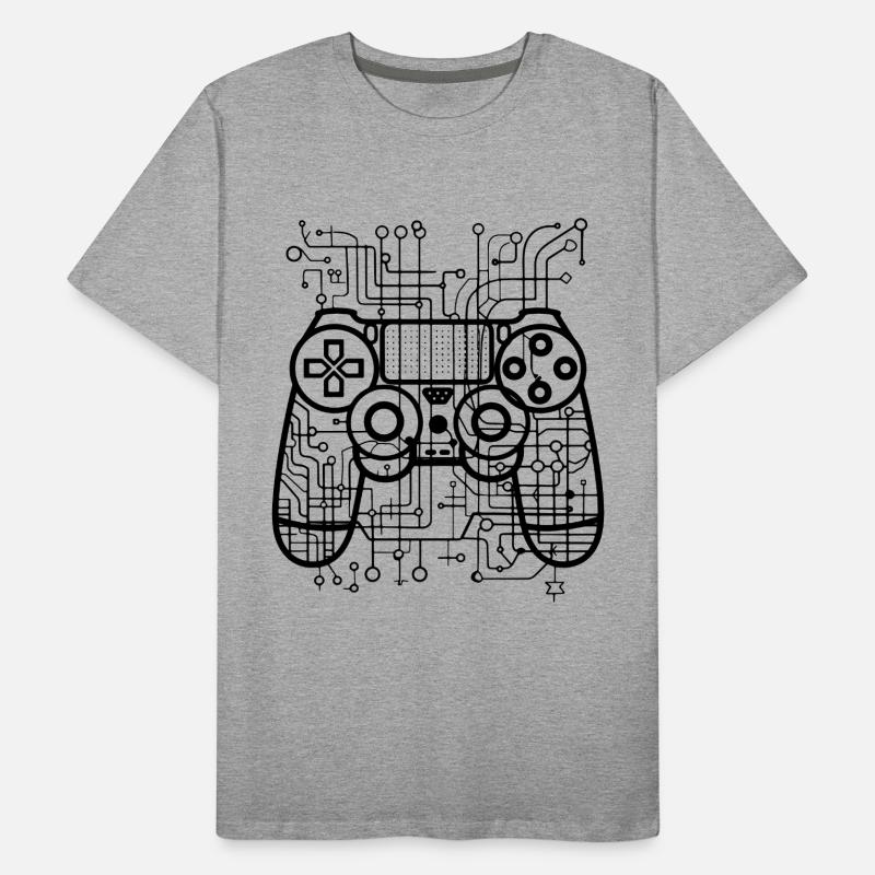 Spiel Controller Männer Premium Bio T-Shirt