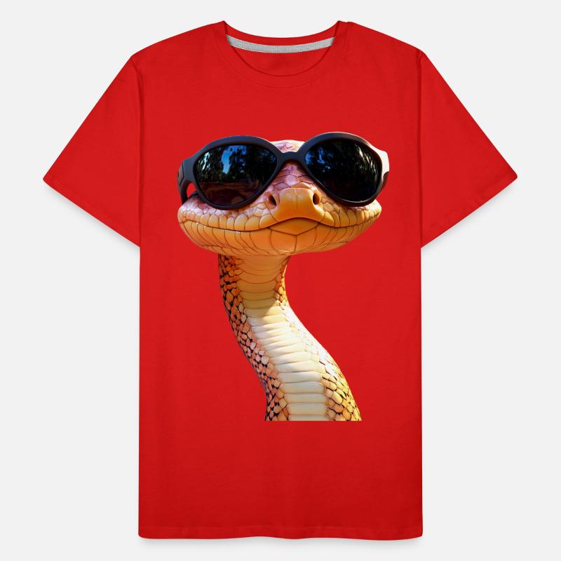 Snake Python Cobra Mamba Rattlesnake Snake Men's Premium Organic T-Shirt