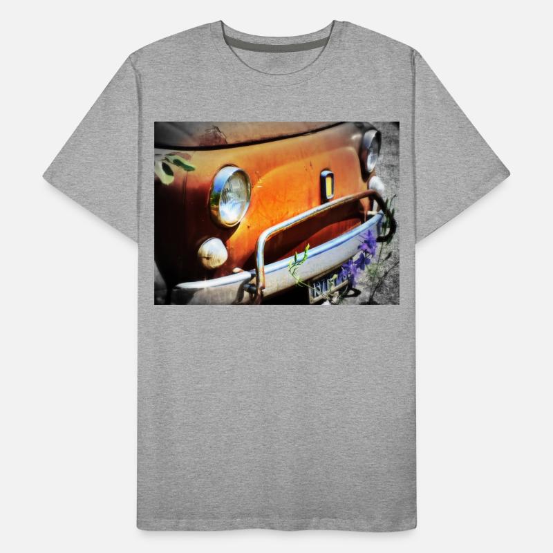 Rostiges Oldtimer Front Design Männer Premium Bio T-Shirt